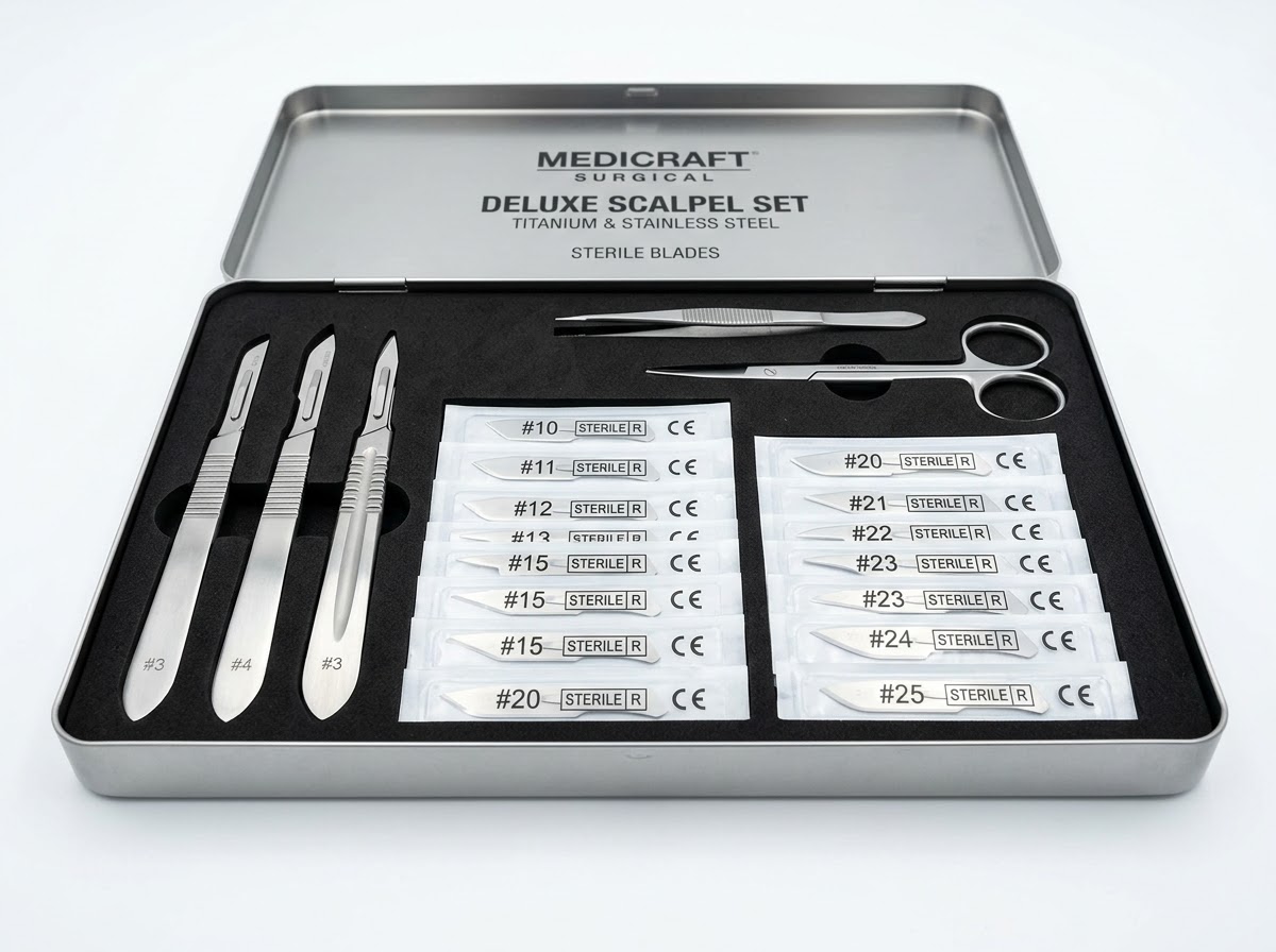 Surgical Scalpel Set Deluxe